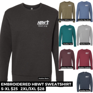 HBWT Embroidered Crewneck Sweatshirt